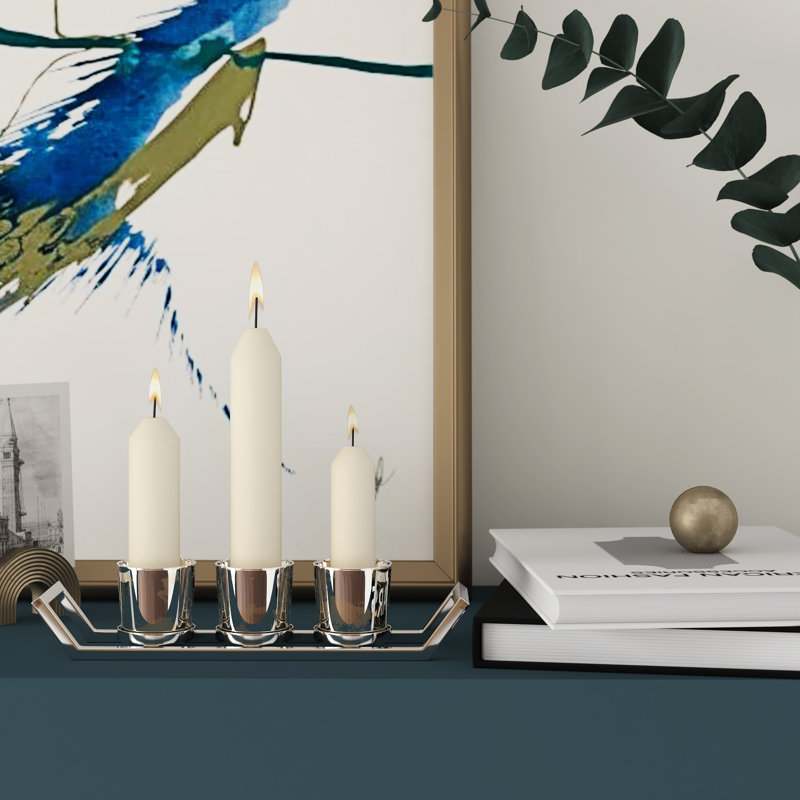 2'' H Stainless Steel Tabletop Votive Holder