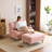 47" Upholstered Accent Chair With Ottoman,-134258949