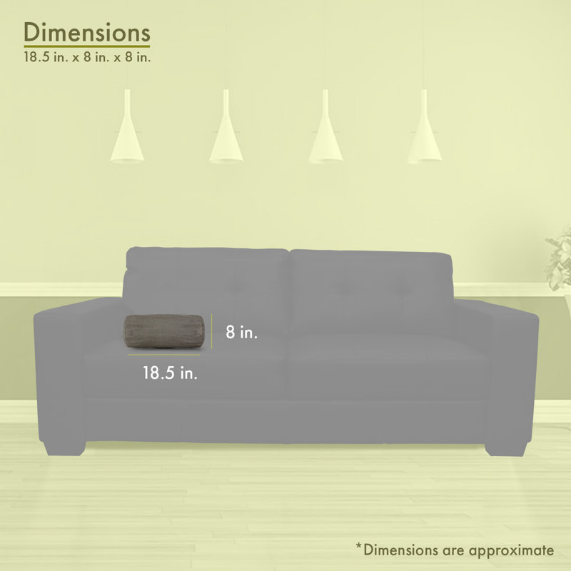 Outdoor Reversible Throw Pillow, Gray