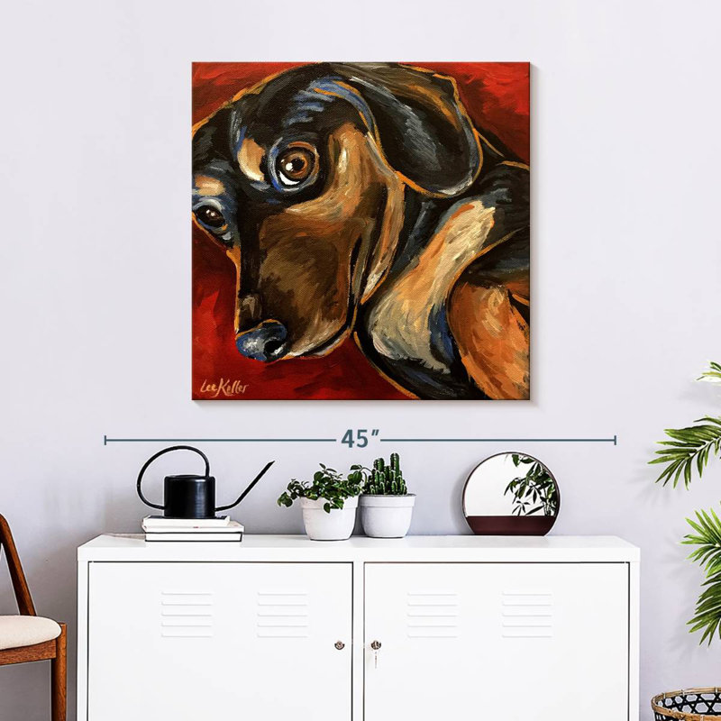 Brampt Dachshund Expressive, 30'' H x 30'' W