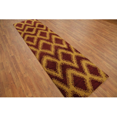 Tapis de couloir indien marocain Trellis 3 x 10