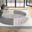 Tapis gris abstrait Diller-645515776