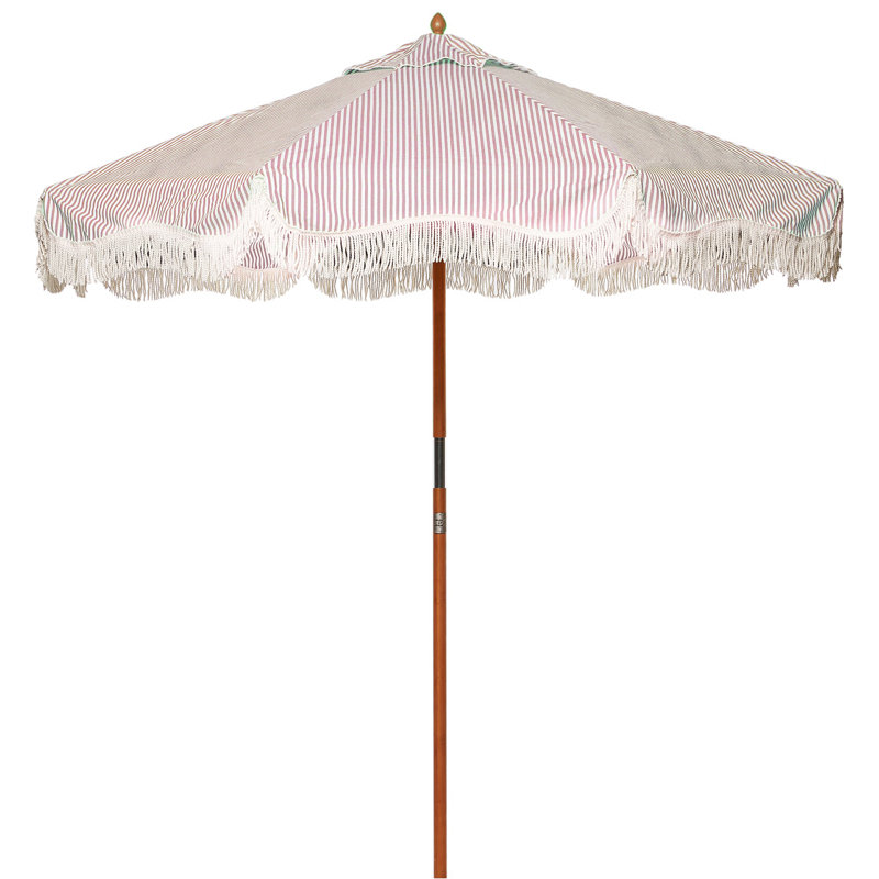 Market Umbrella - Laurens Stripe, Pink