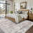 Washable Area Rug Vintage Rug Non Shedding Non Slip Rug Soft Low Pile Thin Rug, Distressed Floral Rug, Retro Oriental Rug, Decorative Printed Rug for Living Room Bedroom-1217034046