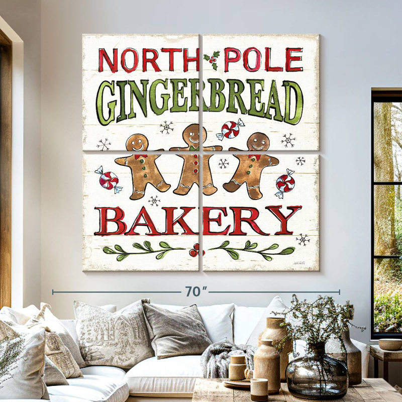 Plaque murale Kema Christmas Treats III, H 57 po x l 57 po