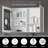 W 26'' H Medicine Cabinet Mirror 5 Fixed-101122417
