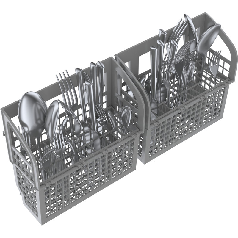 24" Recessed Handle 100 Series Dishwasher, White