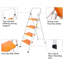 Agorwale 4 - Step Steel Lightweight Folding Step Stool