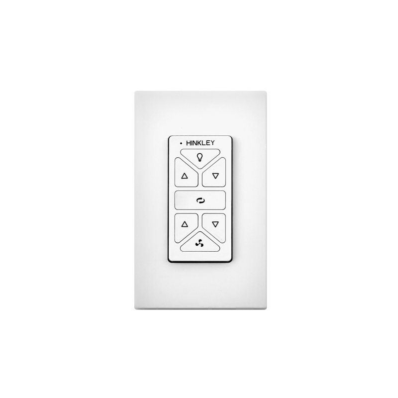 Hiro White Composite Ceiling Fan Remote Control