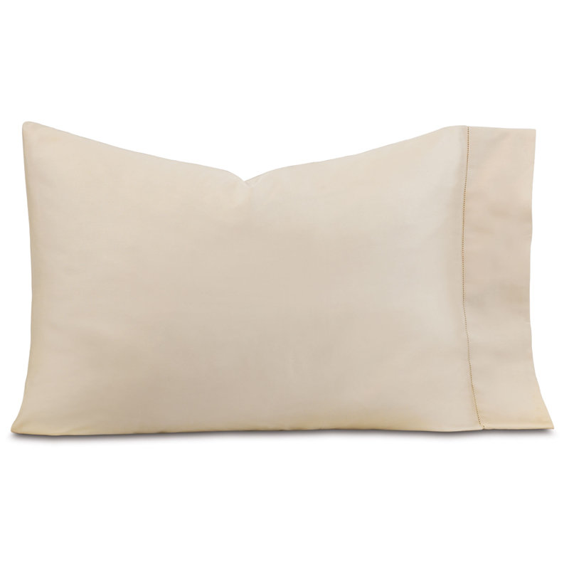 Deluca Egyptian Cotton Sateen, Almond, Queen Pillowcase