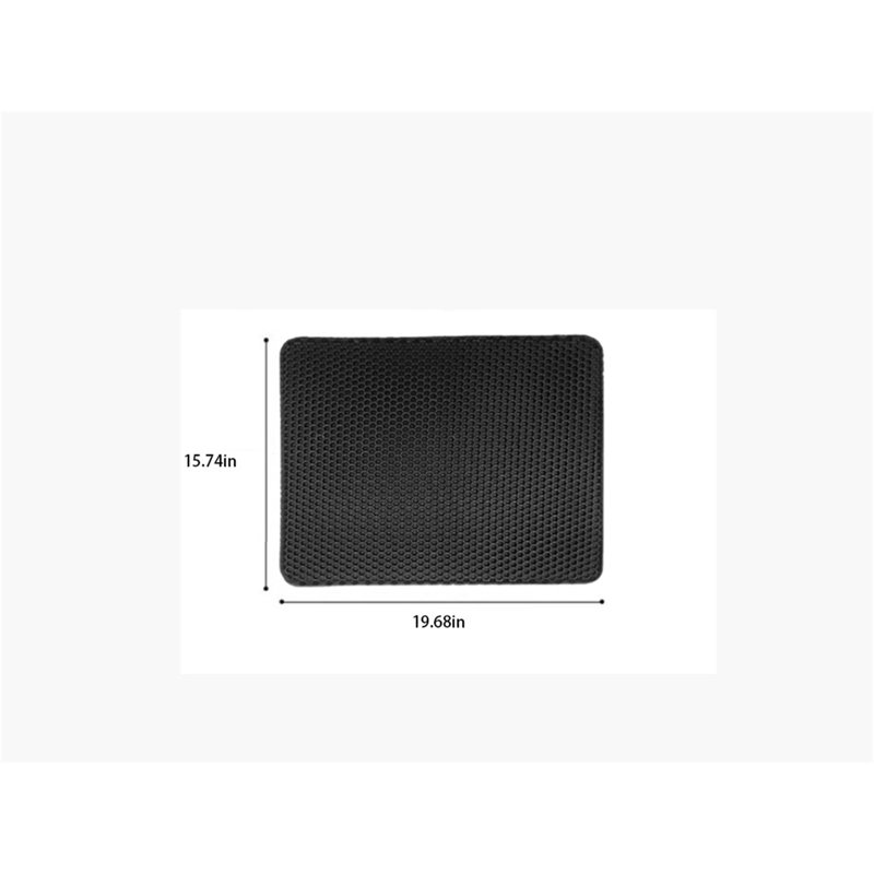 Tapis de fumier à double couche, H 0,11 po x l 19,68 po x P 15,74 po