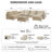 128" Sectional Modular Sofa With Storage-1423915474