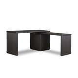 Weston Rotating Desk-Black Parawood