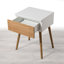 Theo 40cm W Solid + Manufactured Wood Bedside Table