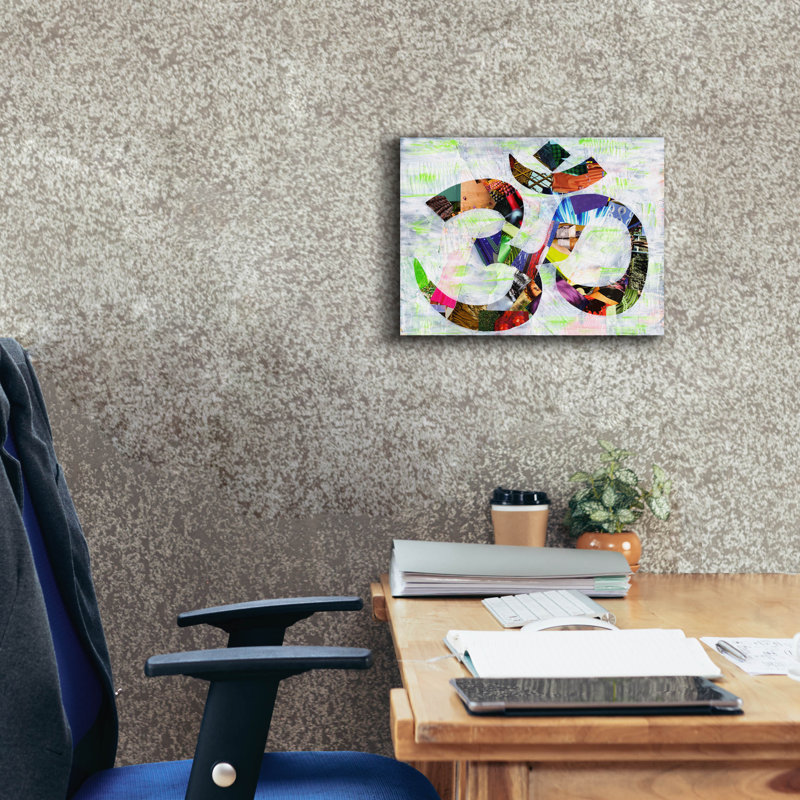 «Namaste» par Artpoptart, art mural sur toile, H 12 po x l 16 po x P 0,75 po