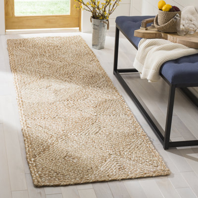 Tapis en jute tissé à la main Abrahams