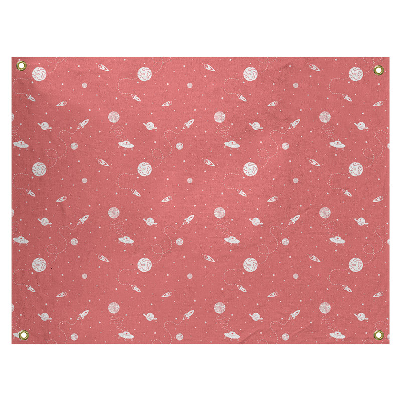 Tapisserie elizabeth space outer par katelyn Avicia, H 27,5 po x l 37,5 po, Intérieur / extérieur