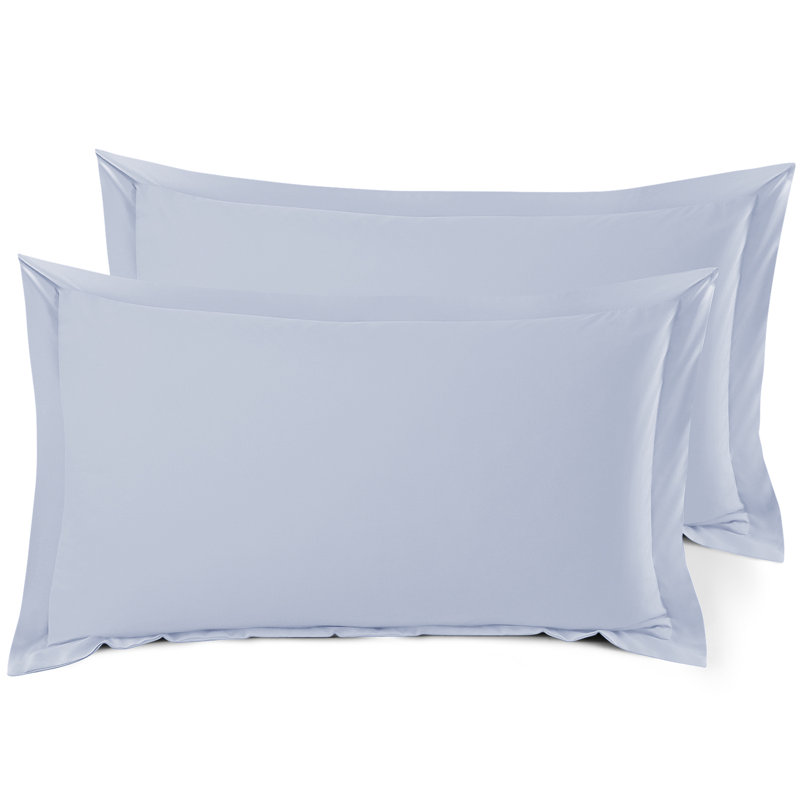 Taie décorative 100% polyester , Bleu givré, 20 po x 26 po