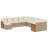 Vidaxl Garden Sofa Set Beige, Cream White