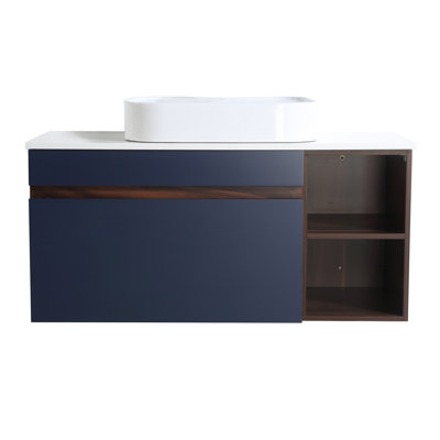 42'' Single Bathroom Vanity with Engineered Stone Top