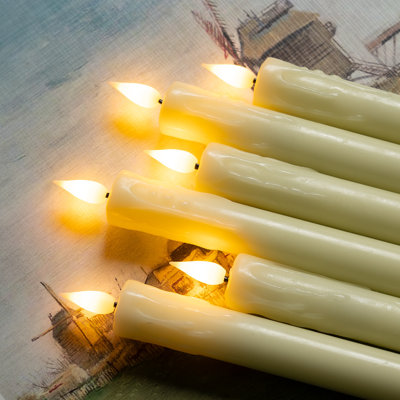 Unscented Flameless Taper Candle