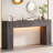 Diyanna 55.12'' Console Table with 2 Drawers & LED Light-2111361862