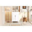 Meuble-lavabo 24 po avec lavabo supérieur, armoire de rangement moderne avec 2 portes à fermeture douce et tablette réglable, structure en bois massif-468015076