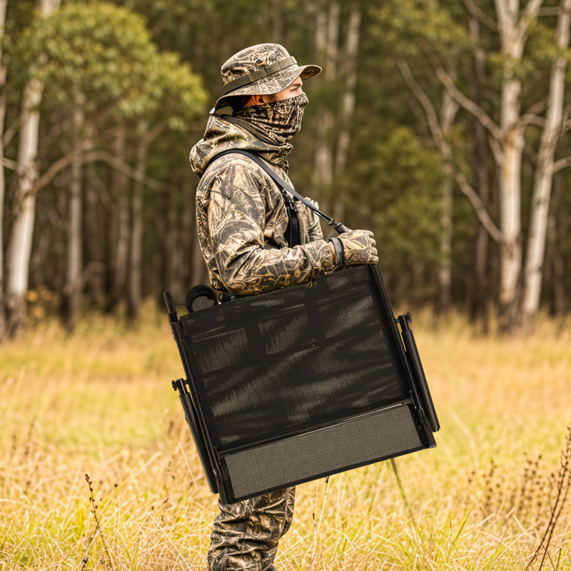 Hunting Camo Swivel Chair For Blinds