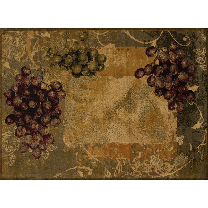 Tapis vert Affinity Vineyard, Rectangle 5 pi 3 po x 7 pi 2 po