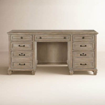 Kerey 66 " Pine Credenza Desk