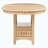 Light oak 5-piece oval counter height dining set