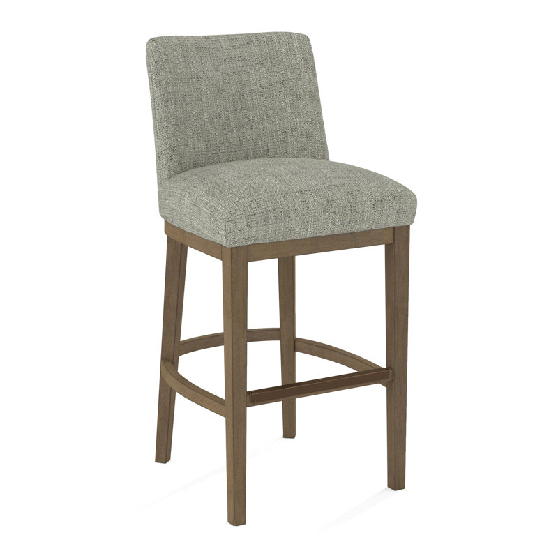 Upholstered Stool, 61585-76, Weathered Gray