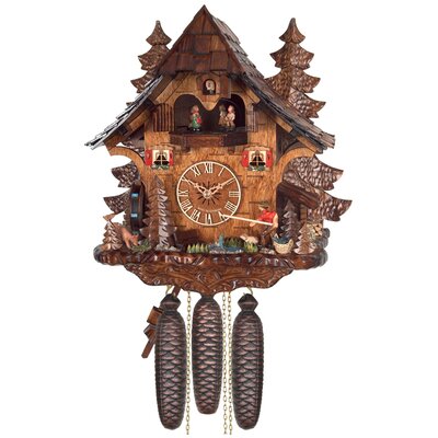 Eight Day Musical Cottage Cuckoo Wall Clock -  River City Clocks, MD816-14