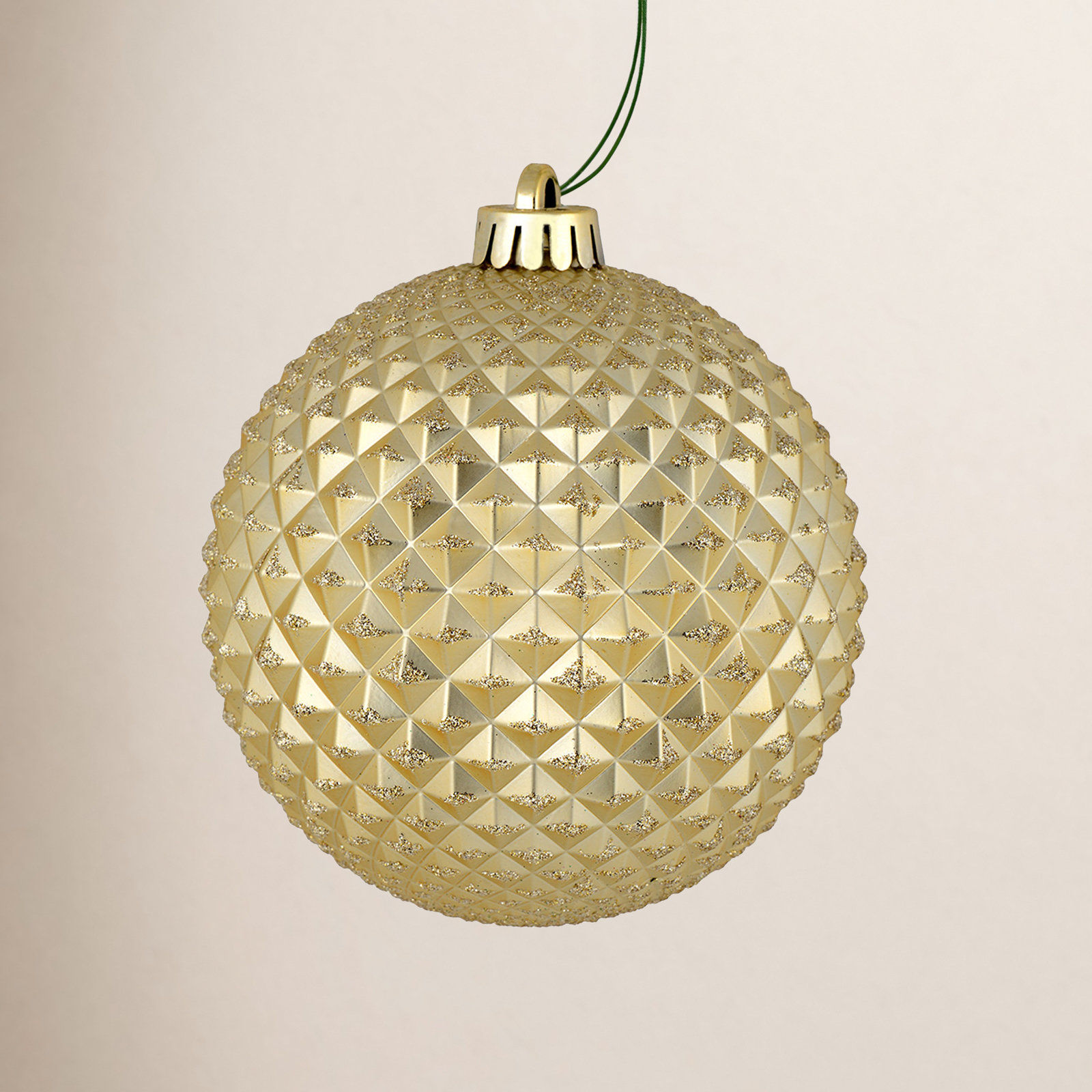 3" Shatterproof Bauble, Champagne