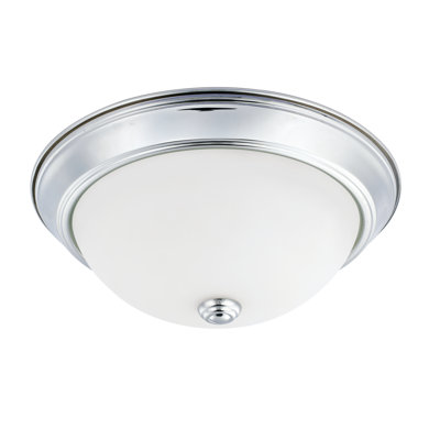 Plafonnier encastré 13 po 2 lumières Indépendant