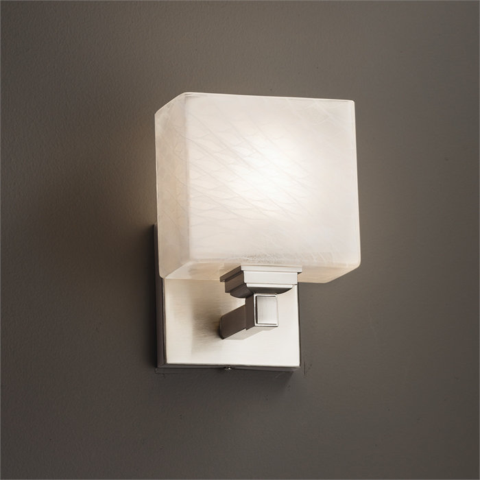 Appliquee à bras 1 lumière del nico Crowther, Amande, Chrome poli