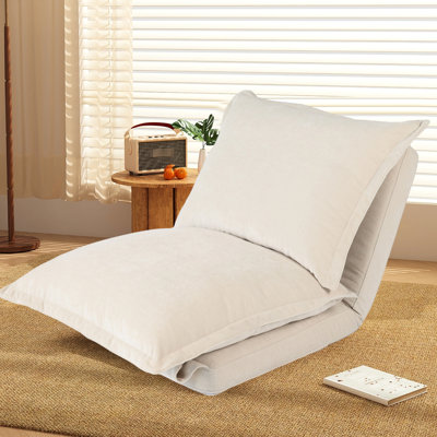 Mobilier de plancher polyvalent, convertible de chaise en mousse haute densité, matériau multi-positions, support lombaire, portatif