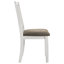 Chaise d'appoint en bois (ensemble de 2)