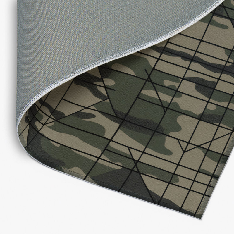 Tapis intérieur et extérieur Sandstorm Grid, Rectangulaire 3 pi x 5 pi