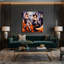 Art d'Halloween sur toile d'Halloween filles brunes d'Halloween des années 1950-2073229284