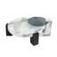 Table basse avec table d'appoint Bianco White