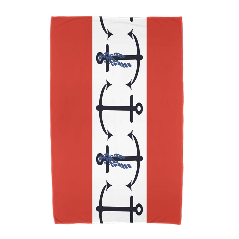 Serviette de plage Hancock, Orangé