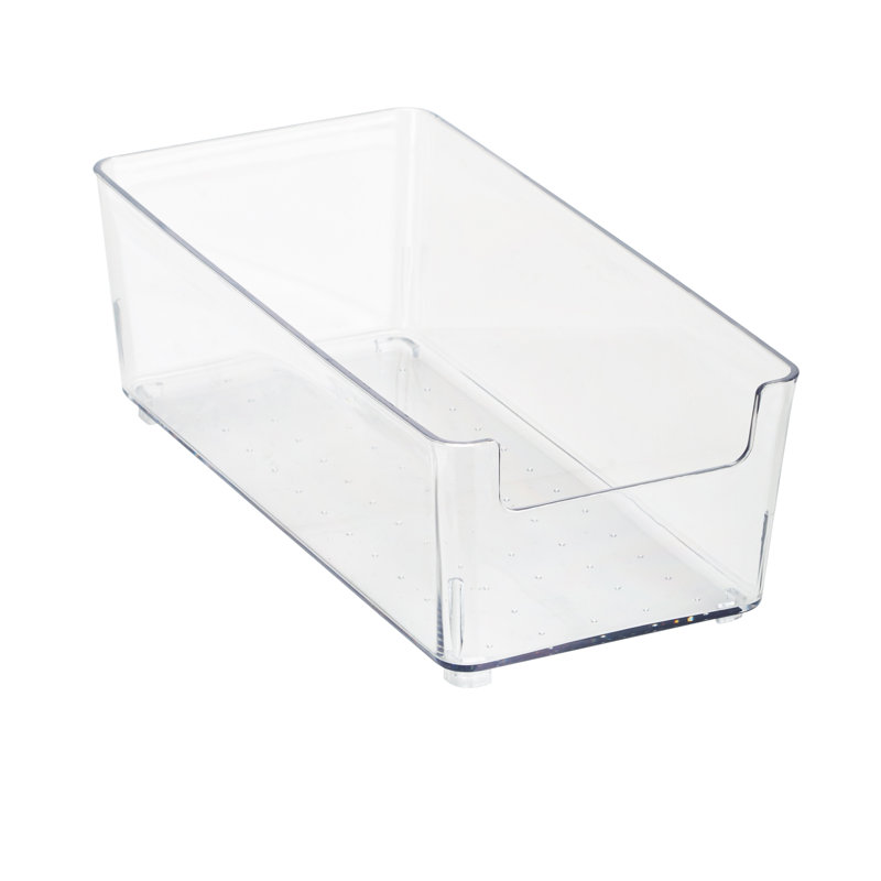 Clear Acrylic Small Rectangular Drawer Organizer, 10" x 8" x 6"