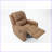 Recliner, Manual Motion Modern Tufted | Chestnut PU Leather