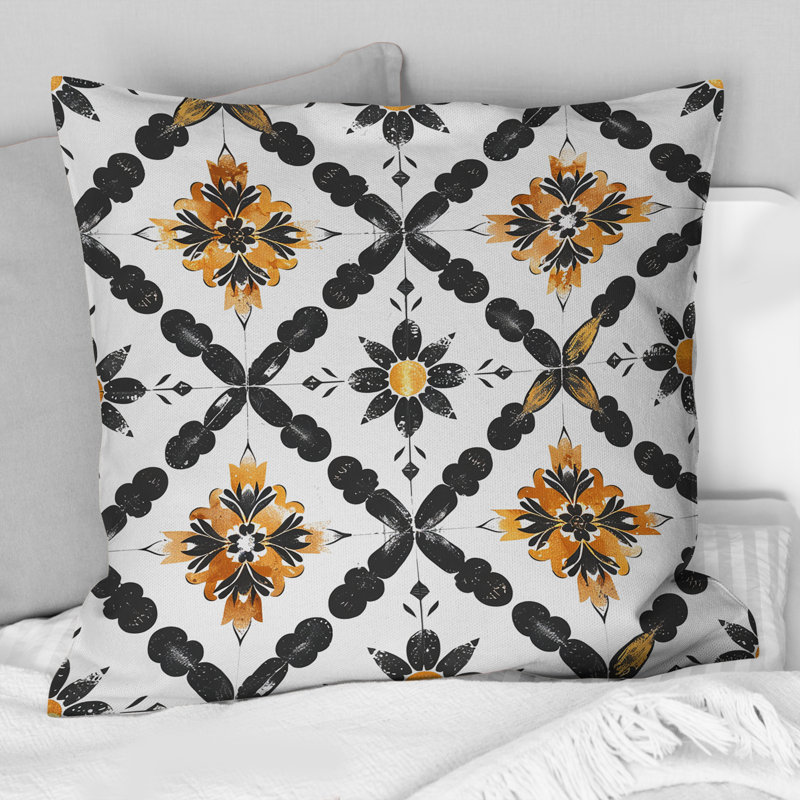 Coussin Rustile Tiles Farmhouse III - Farmhouse, H 18 po x H 18 po