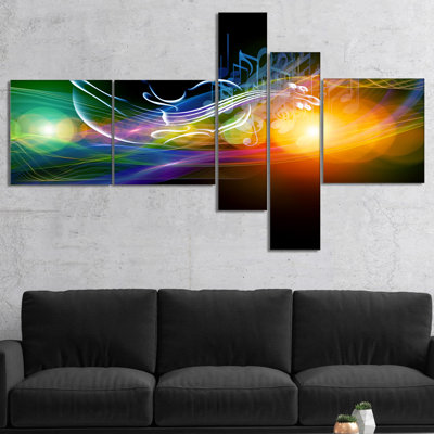 " Waves Of Music Fractal Design "
