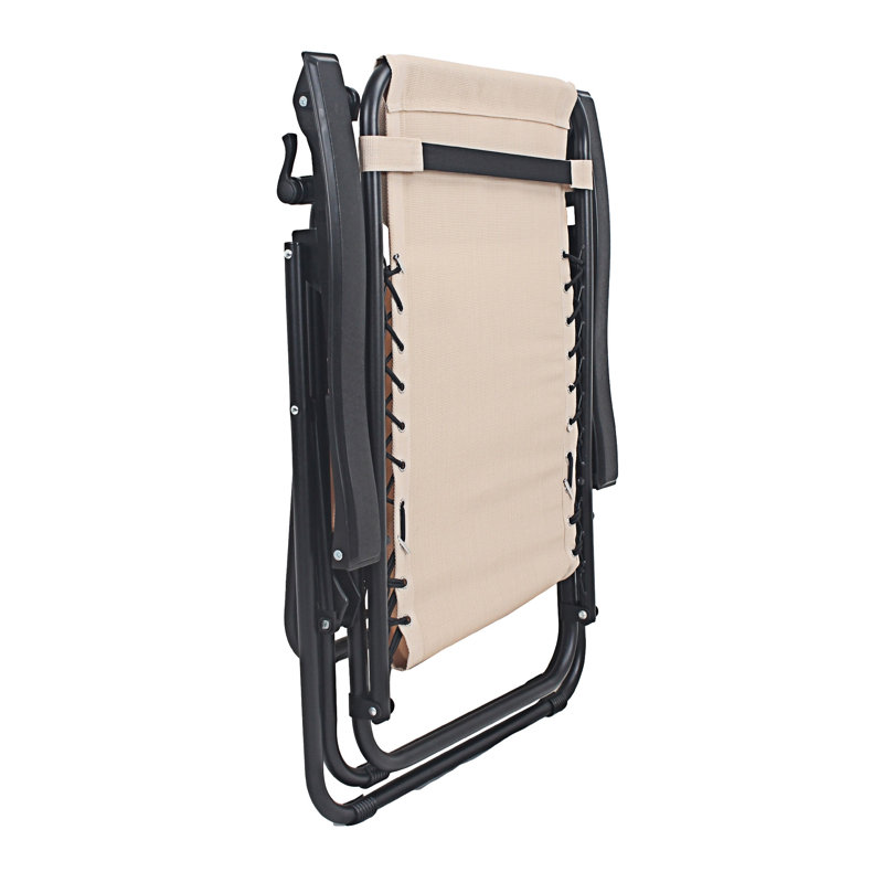 Chaise longue pliable à zéro gravité, Khaki