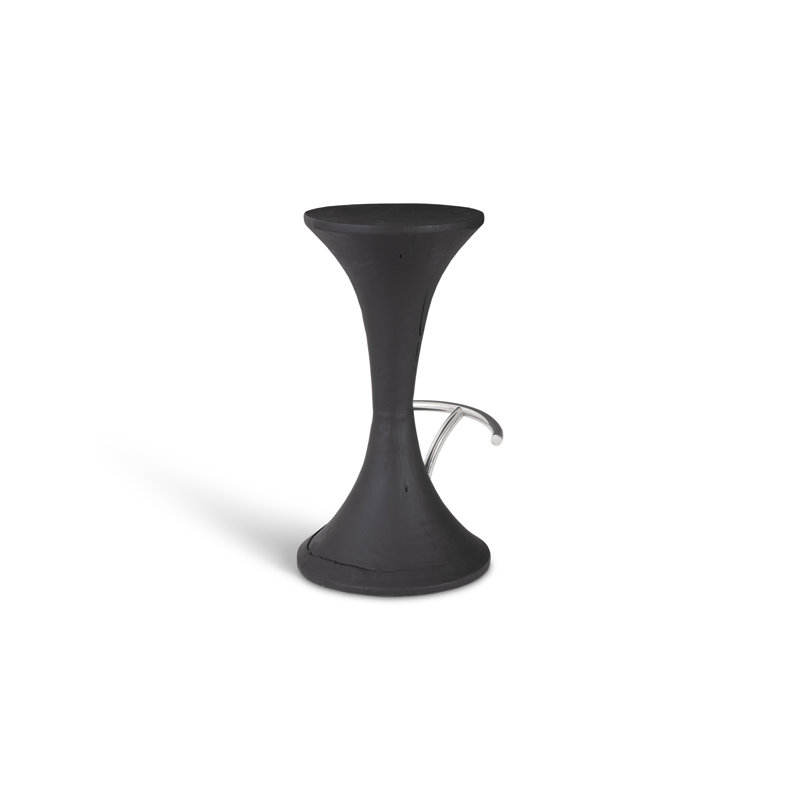 Marley Solid Wood 30'' Bar Stool, Black
