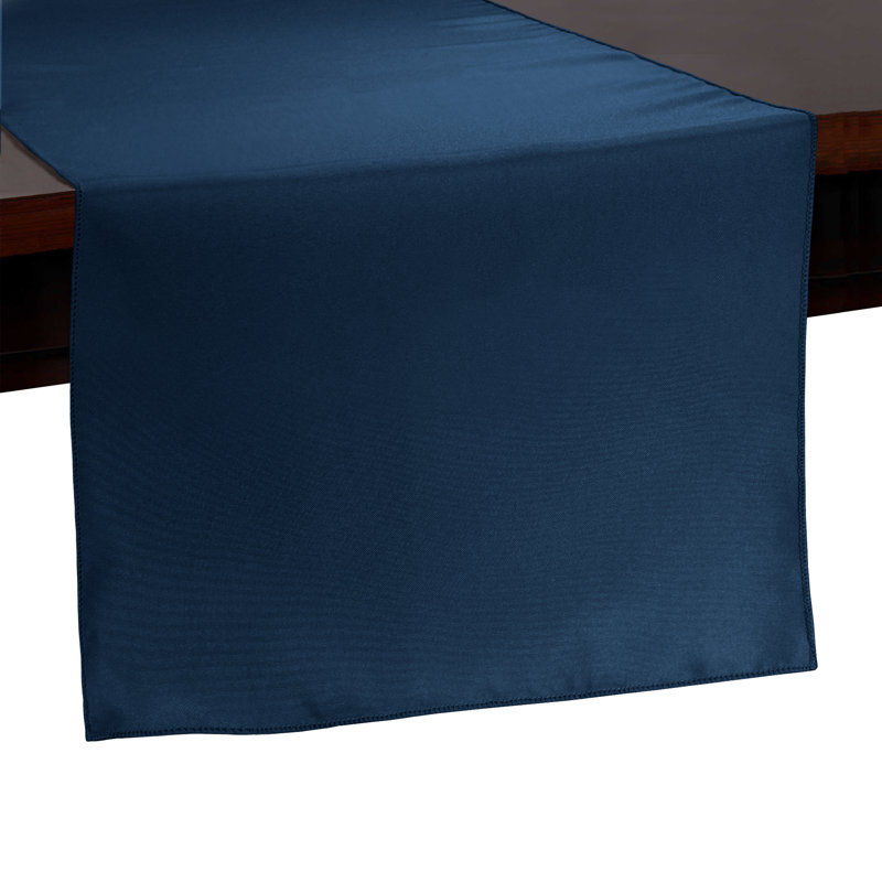 Carnbrock Table Runner, 2, Navy Blue, 90" x 14"