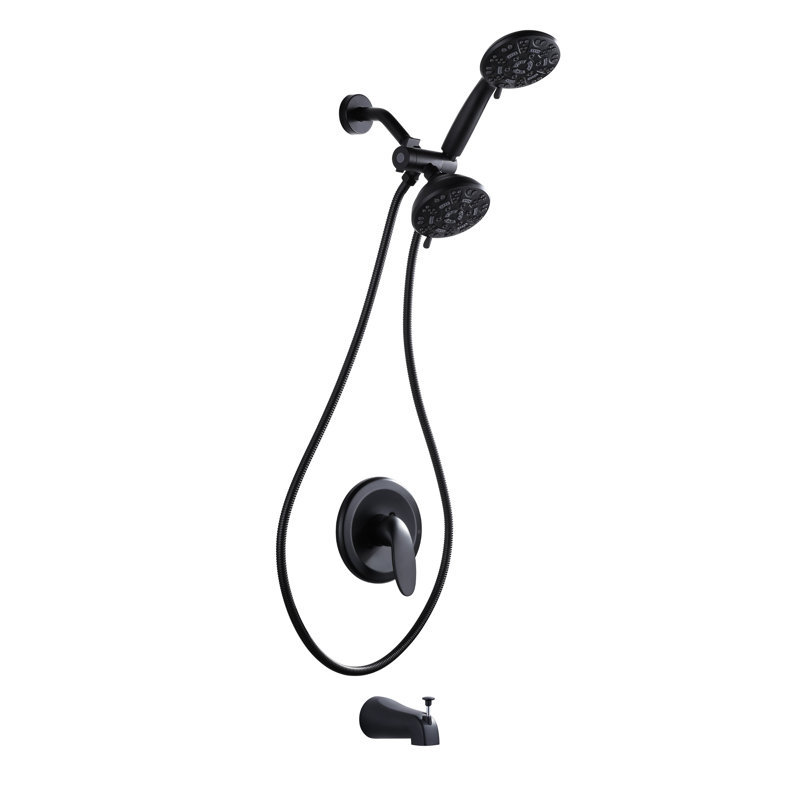 Thermostatic Shower Faucet, Matte Black